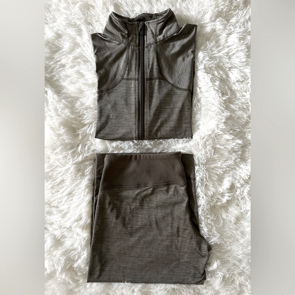 LULULEMON SET JACKET&SHORT SIZE 4